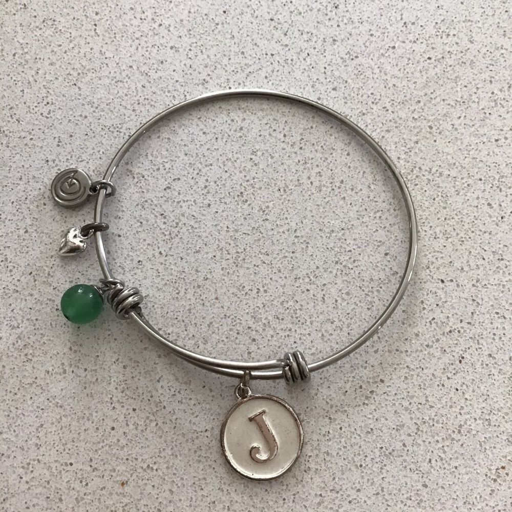 Love This Life ~J~ Imitial Bracelet